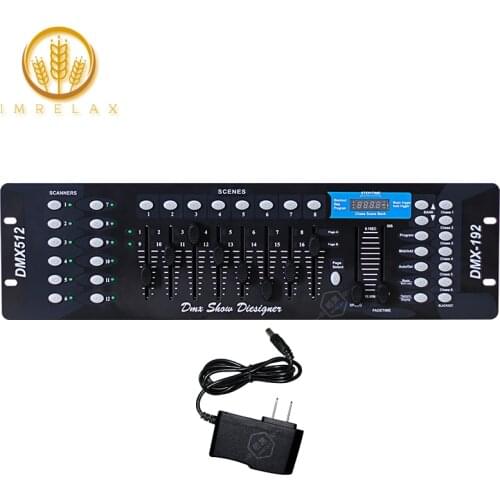 IMRELAX DMX 192 Controller Stage Disco Light DMX Console for Stage DJ Disco Party Light