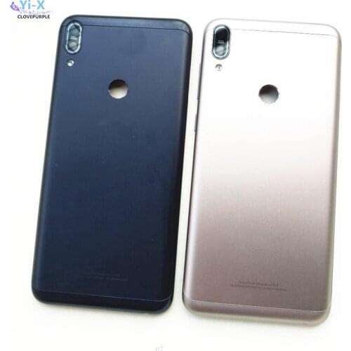 New Back Battery Cover For Asus ZenFone Max Pro ( M1 ) ZB601KL / ZB602KL Battery Door Back Housing with side button keys