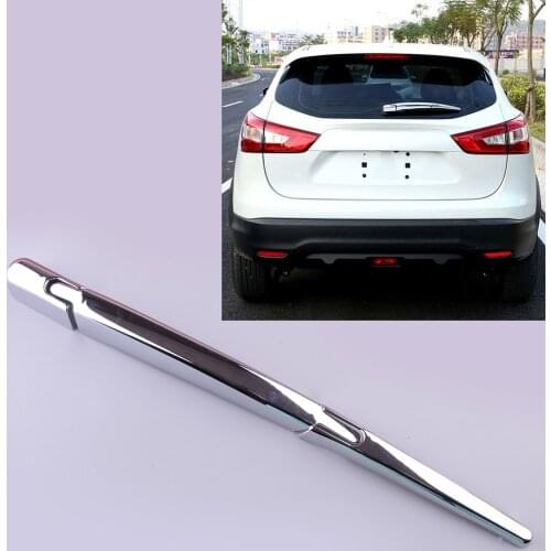 3pcs ABS Rear Window Wiper Blade Cover Trim Silver Fit For Nissan Qashqai J11 Rogue X-Trail T32 2014 2015 2016 2017 2018 2019