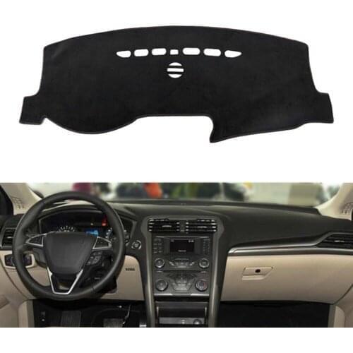 Car Dashboard Dash Mat Non-Slip Sun Cover Pad For Ford Fusion 2013 2014 2015 2016 2017 2018 2019 Left-Hand Drive