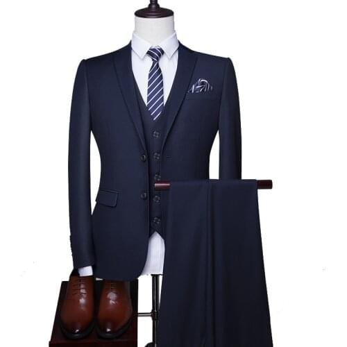 New Arrival Fashion Spring Autumn Two Piece Large Groom Wedding Formal Suits For Men High Quality Plus Size XL-7XL 8XL 9XL