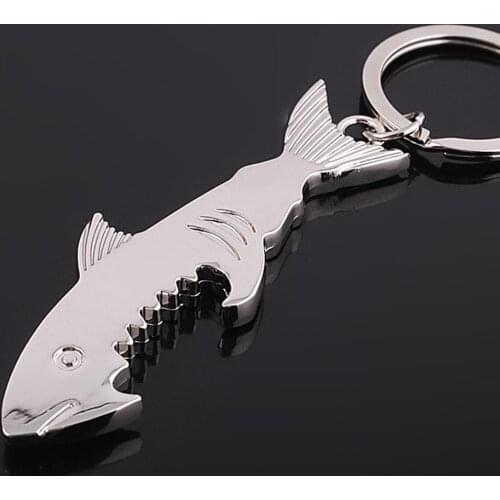 New Fashion Whale Bottle Opener Keychains Jewellery Fish Keychain