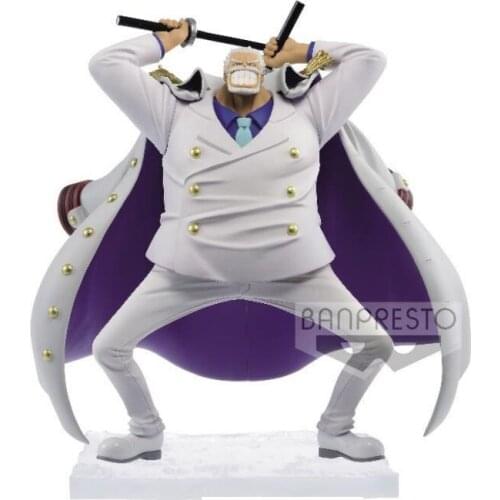 BANDAI Banpresto Original one piece Monkey D. Garp Figure Anime Model Doll Toys Gifts