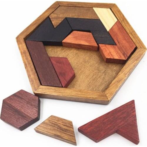 Puzzles Intelligence Luban locks china traditional unlock toy Baby Wooden Puzzle Brain Teaser games Magic Educational Toys