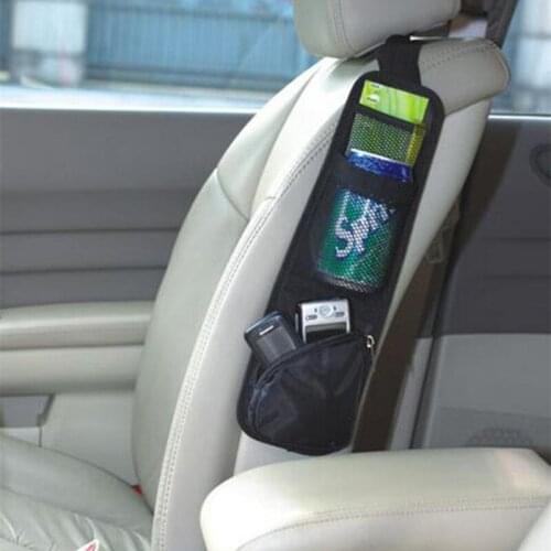 Useful Car Interior Seat Covers Hanging Bags Collector Organizing Bag with Storage Pockets Seat Bag of Chair Side