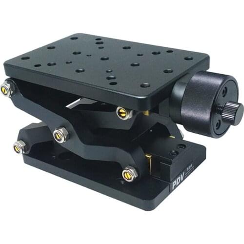 PT-SD408 precision manual lifting platform Z axis elevator lift displacement table plus scale