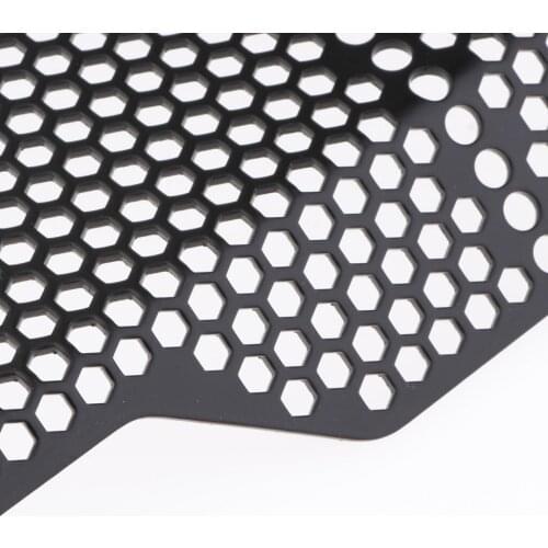 Radiator Grill Guard, Motorbike Iron Radiator Side Guard Grille Cover for KAWASAKI Z900RS 17-18, 420x260mm