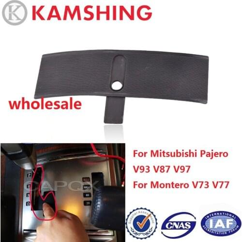 Kamshing For Mitsubishi Pajero Montero V93 V87 V97 for Montero V73 V77 Gear Shifter Knob Lever Panel Rubber Dirty Cover