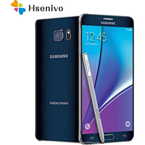 Original Samsung Galaxy Note 5 N920A/T Octa Core 5.7Inch 4GB RAM 32GB ROM 16.0MP LTE 4G Android Unlocked Smartphone MobilePhone
