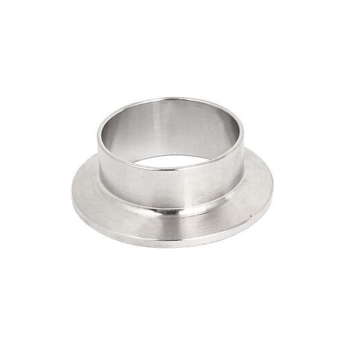 SUS 316 Stainless Steel 45mm OD Sanitary Pipe Weld on Ferrule Fits 2" Tri Clamp