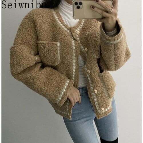 Женские большие куртки Seiwnibu China At AliExpress