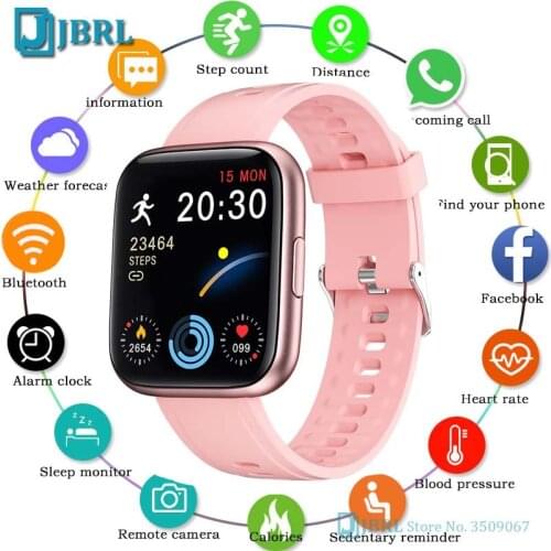 New 2021 Full Touch Smart Watch 1.7 Inch Women Men Fitness Tracker Sport Clock for Andriod Ios Waterproof Smartwatches Hours