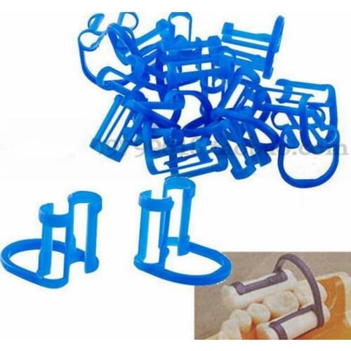 Cotton Roll Holder Clip Disposable Dental Lab Tool Teeth Whitening Product 100pcs/kit