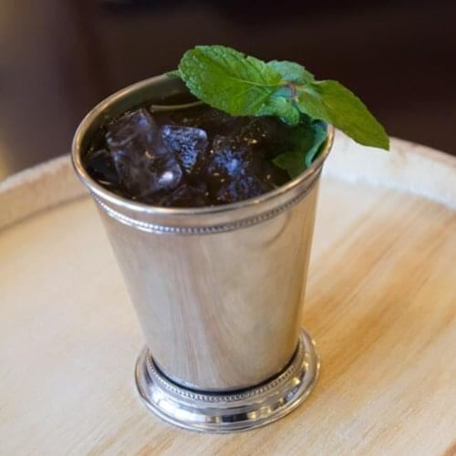 1pc Julep Cup - Beer Wine Cup Moscow Mule Mug, Handcrafted -Silver