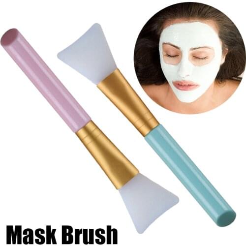 1pcs Facial Mask Brushes Soft Silicone Foundation Cream Cosmetic Brush Mask Mud Mixing Applicator DIY Skin Care Beauty Tools