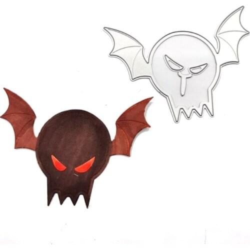 203F Halloween Bat Metal Cutting Dies Stencil DIY Scrapbooking Album Paper Card Template Mold Embossing Craft Decoration