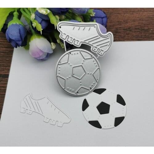 3D Shoes football Metal Cutting Dies Stencils For DIY Scrapbooking Decorative Embossing Handcraft Die Cutting Template