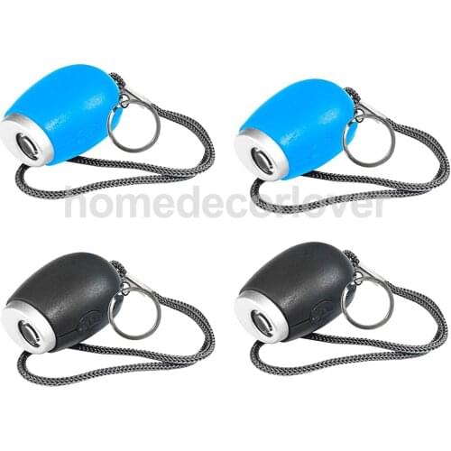 4 Pieces Portable Mini Projection Clock LED Wall Ceiling Projection Travel Camping Blue & Gray