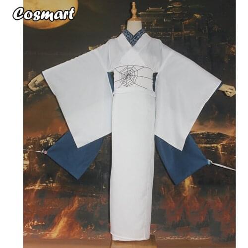 Anime Demon Slayer Kimetsu no Yaiba Spider Hill Ruis Sister Spider Ghost Cosplay Costume Battle Suit Kimono Halloween Suit For
