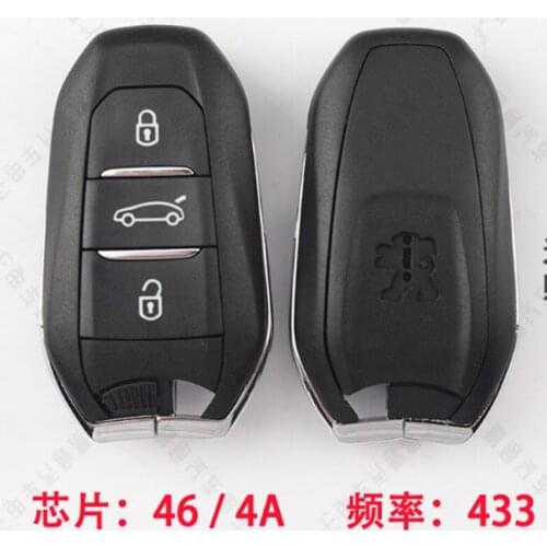 Car Remote Key Car Keyless Smart Key 433.92Mhz ID46 4A Chip for Peugeot 208 308 3008 508 5008 for Citroen C4 C4L DS4 DS5