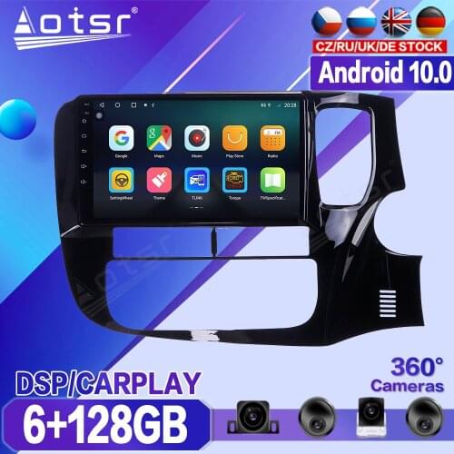 For Mitsubishi Outlander 2014 2015 2016 2017 2018 2019 Car Multimedia Player Recorder Stereo Android 10 Radio GPS Navi Head Unit