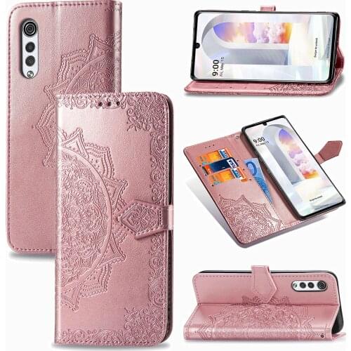 Velvet 5G Case For LG Velvet 5G Mandala Flower Leather Flip Phone Cover For LG Velvet 5G Preservation Wallet Capa Coque Shell