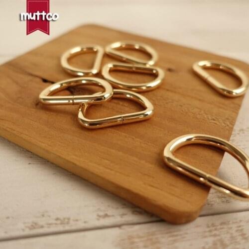 DIY for Dog Collar 2.5cm Non-Welded Dee Rings Unwelded D-Rings Webbing Strapping Sewing D Shaped Clasp Accessories DK-008