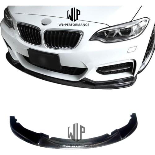 F20 1 Series High quality Carbon Fiber Auto Car Front Lip Aprons Splittter For BMW F20 M135 Car Body Kit 11-15