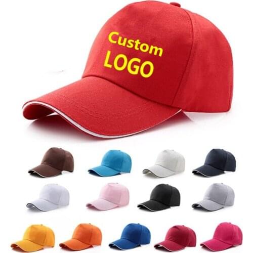 New OEM ODM custom logo trucker cap Men and women adjustable Free DIY logo print logo baseball caps Snapbacks Golf hat