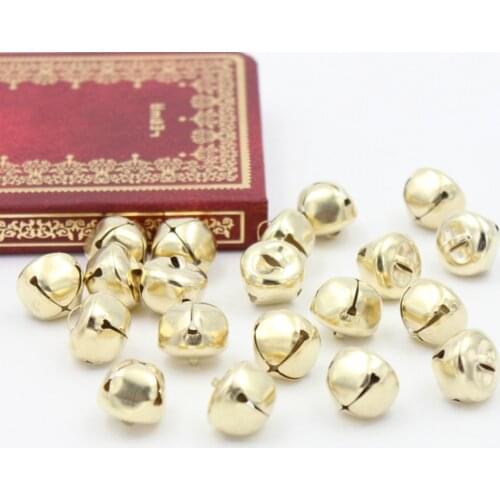 Bells Copper Loose Metal Beads Make Bracelets Necklaces 20mm Christmas Pet Crafts Diy Decorations Partydekoration Glocken