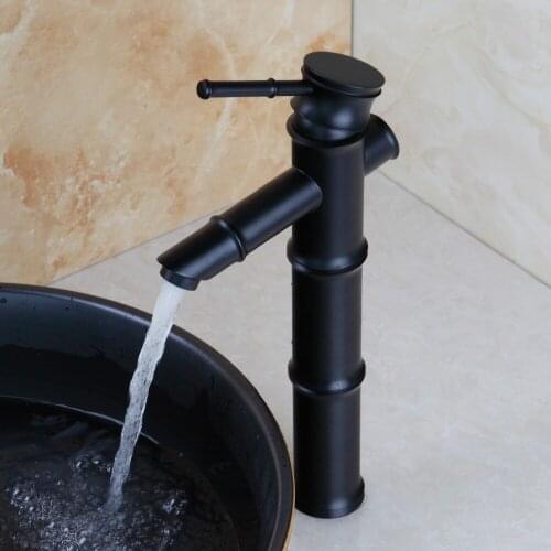Oil Rubbed Bronze Bathroom Basin Sink Faucet Single Handle Mixer Tap Deck Mounted Lavatory Vessel Sink Faucet Mixer KD1403