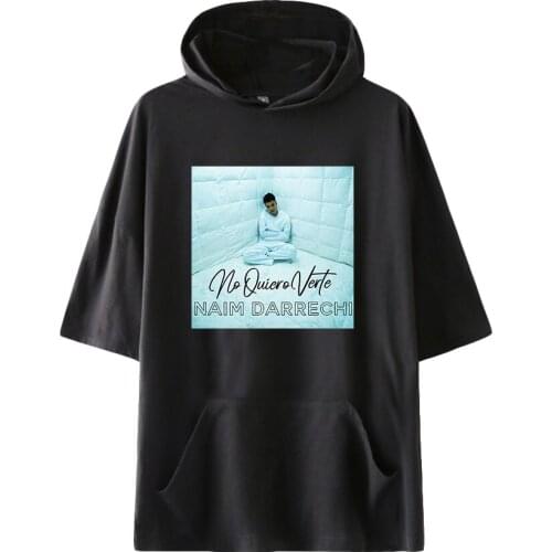 Kawaii Tees Naim Darrechi Short-Sleeved Hooded Sweatshirt Hip Hop Volleyball Harajuku Fashion Hoodie Casual Tops Classic Clothes