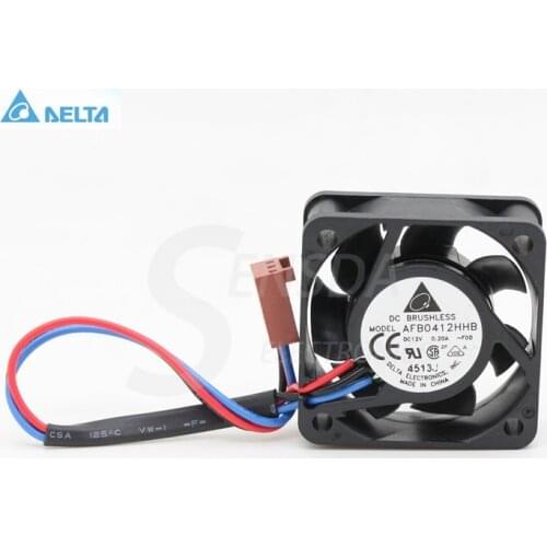Wholesale For for delta AFB0412HHB 4cm DC 12V 0.20A 3 -pin computer case mainboard server inverter cooling fans