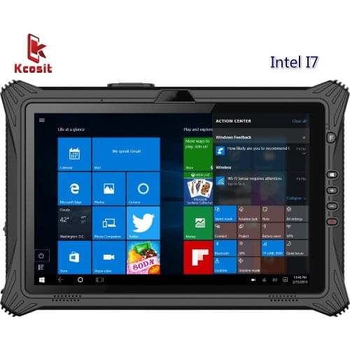 Original K10U Rugged Windows Tablet Panel PC Industrial Computer 10.1" intel Core i7-8550U 8th Gen 16GB RAM RJ45 GPS Scanner