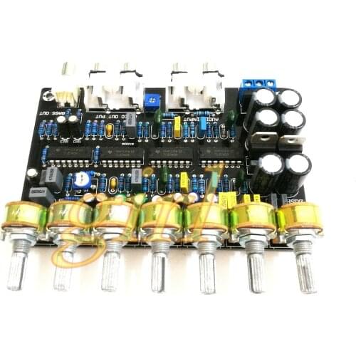 Fever grade pre front tone board 2.1 audio source processing audio equalization FM board effect spike 5532