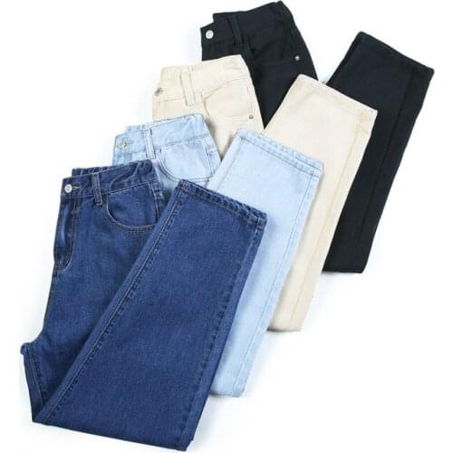 Blue Jeans For Women Fashion Baggy Mom Jeans High Waist Jeans Woman Plus Size Elastic Vintage Denim Pants Streetwear Cargo Pants