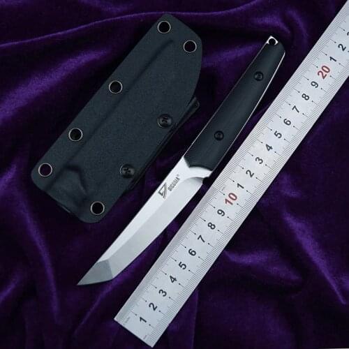 DICORIA Slay VG-10 blade G10 handle fixed blade tactical hunting knife KYDEX Sheath camping survival outdoors EDC knives tools