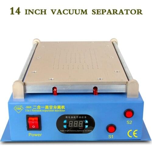 TBK 968 14 inch Tablet heating Vacuum Separator for phones repair and lcd OCA screen display separation and Sumsang maintenance