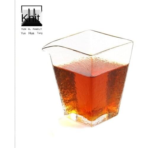 High-End Japanese-Style Handmade Pitcher Thickened High-Temperature Resistant Glass Tea Sea Tea Set Kung Fu Tea Set Chahai