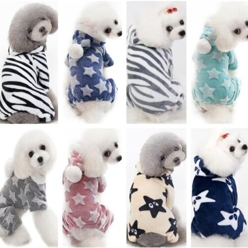 Winter Dog Clothes Jumpsuit Warm Pet Dogs Costume Pet Clothing Cute Outfits Overalls For Small Dogs Chihuahua Yorkshire Bulldog