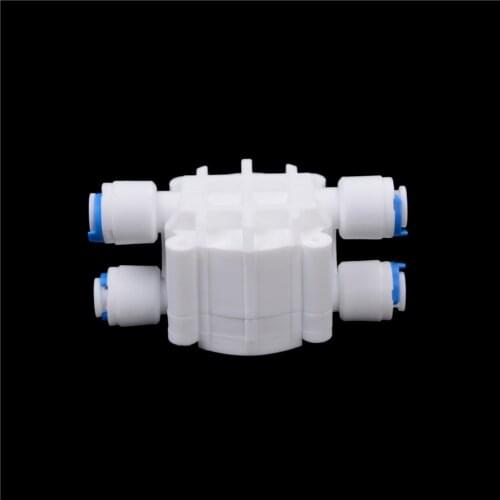 RO Reverse Osmosis Water Filter System Auto Shut Off 4 Way 1/4 Port Valve 1PCS
