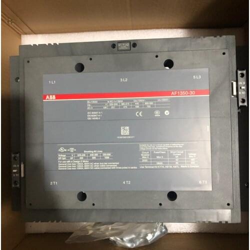 ABB 3-ploe contactors AF series AC/DC operated 1NC+1NO 1350A 475kw 100-250V AF1350-30-11-70