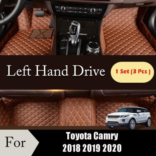Car Floor Mats For Toyota Camry 8th XV70 2018 2019 2020 Custom Foot Pads Automobile Carpet Covers Auto Interior Accessories Rugs