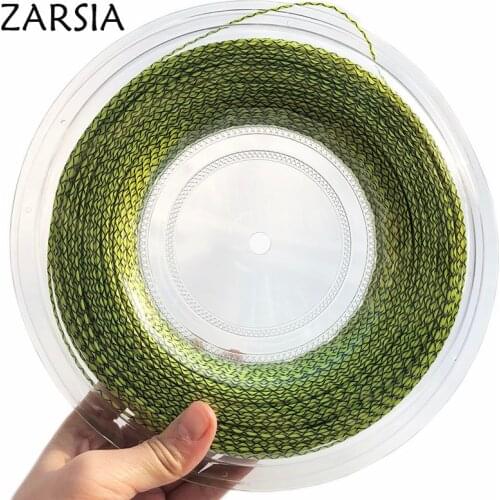 Free shipping 1 Reel ZARSIA Flash Nylon tennis string 16G/1.35mm MULTIFILAMEN tennis rackets string squash strings