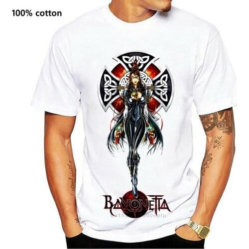 Bayonetta short sleeve women men cotton t-shirt
