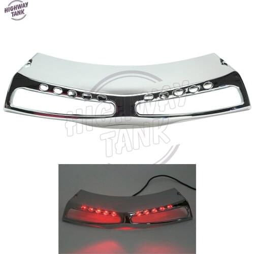 Chrome Motorcycle Front Fairing Headlight Lower Grill case for Honda Goldwing 1800 GL1800 2001-2011