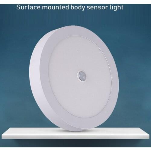 LukLoy Infrared Human Body Sensor Downlight LED Radar Sensor Surface Mounted Spotlight LED Control Induction Ceiling Down Light