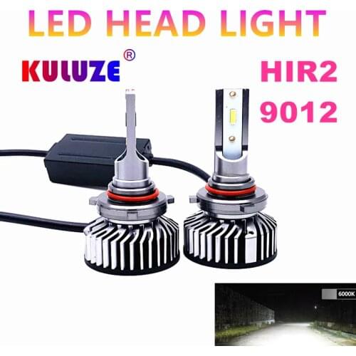 KULUZE Led HIR2 9012 H7 H11 9005 HB3 9006 HB4 Bulbs H4 H7 H27 LED Lamp CSP 6000LM 6000K 60W Car Headlight Fog Light