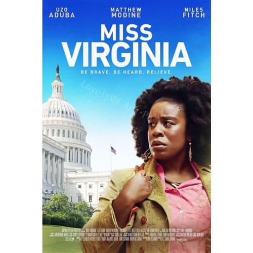 L0226 Miss Virginia Movie Classic Marvellous Silk Fabric Poster Art Decor Indoor Painting Gift