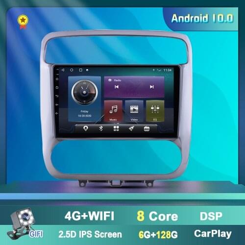 9 Inch Android 10 Multimedia Video Player For Honda Stream 2001 2002 2003 2004 Navigation GPS Car 4G WIFI 2 Din Car Radio No DVD